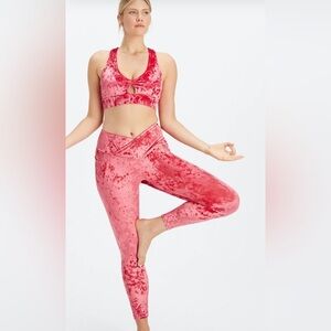 NEW FABLETICS - Crushed Velour Crossover Legging